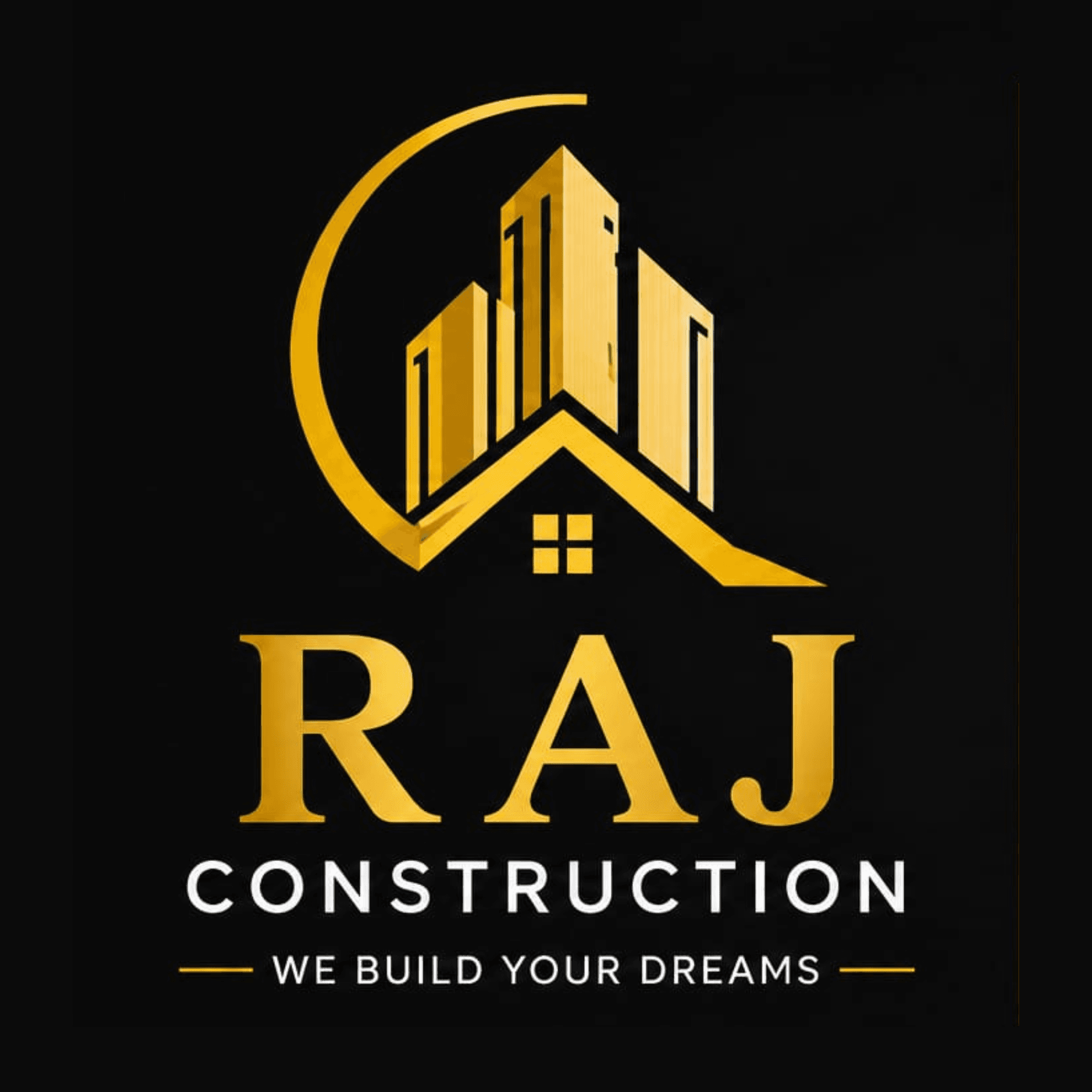 Raj Construction & Real Estate Logo